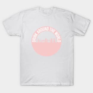 Drink Around the World II Millennial Pink T-Shirt